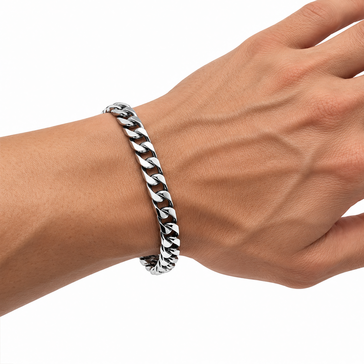 Vortex Silver Erkek Bileklik